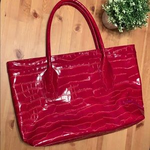 Large Red tote bag